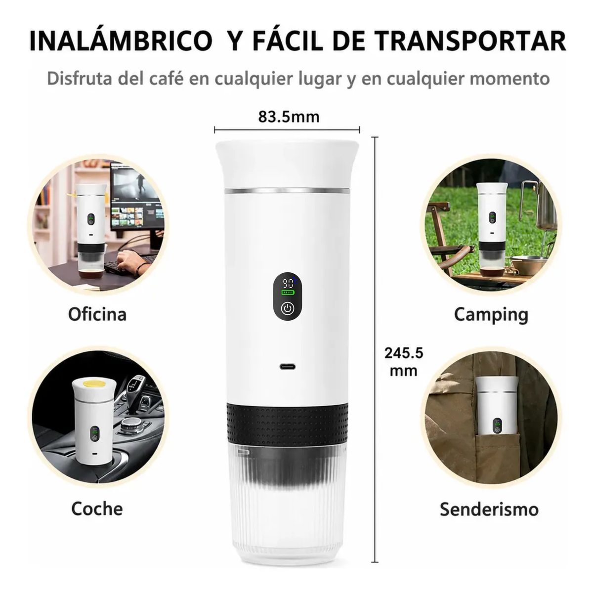 Nomad Cafetera Portátil 3 en 1
