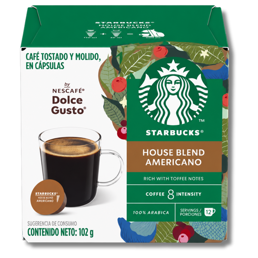 Starbucks Americano House Blend 12 Cápsulas