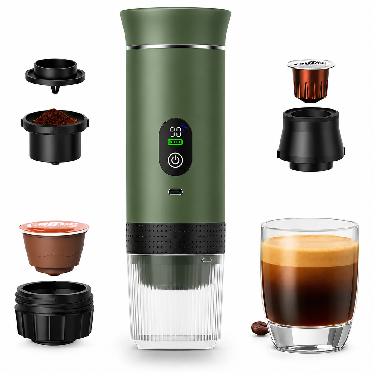Nomad Cafetera Portátil 3 en 1