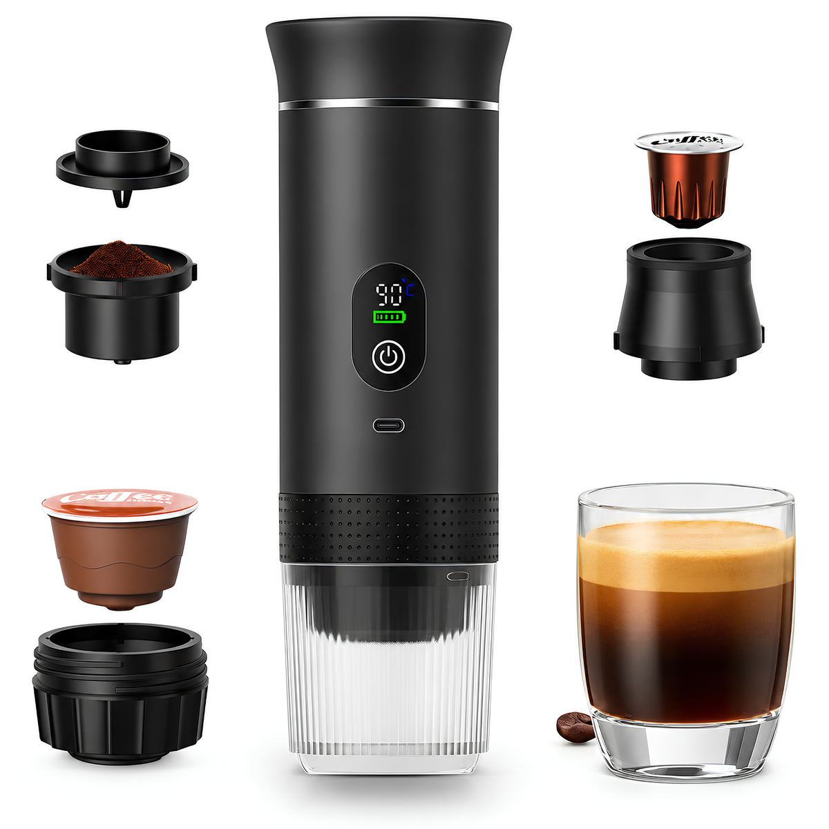 Nomad Cafetera Portátil 3 en 1