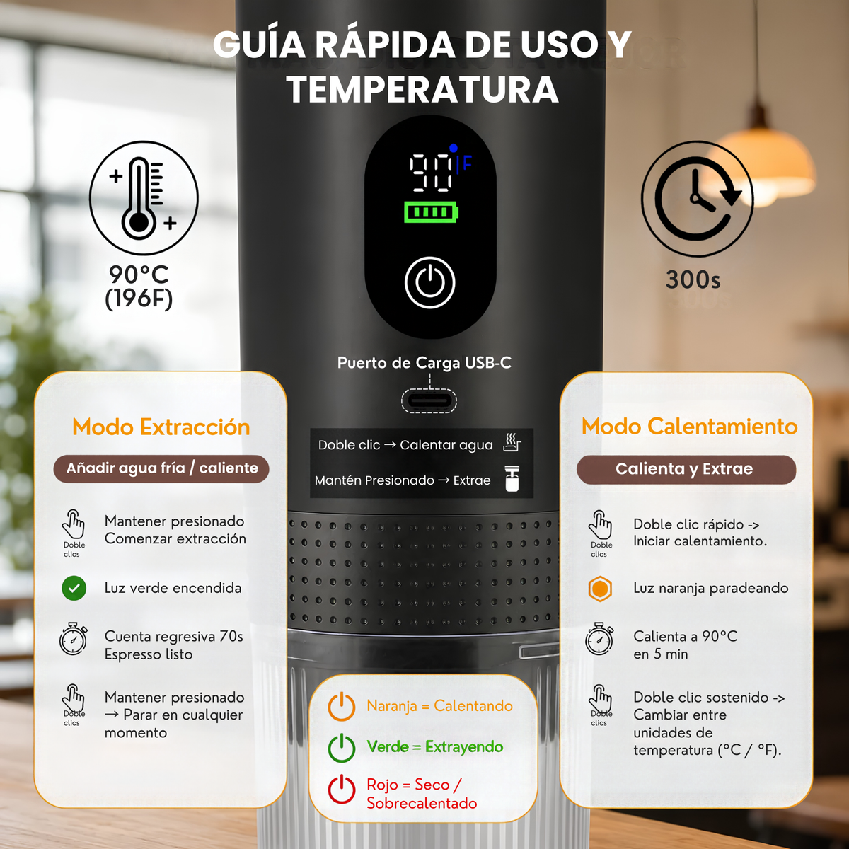 Nomad Cafetera Portátil 3 en 1